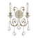 Regis 12.5'' Hand Cut Crystal Olde Silver Sconce (205|5112-OS-CL-MWP)