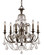 Regis 6 Light Swarovski Strass Crystal English Bronze Chandelier (205|5116-EB-CL-S)