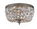 Crystorama 2 Light Spectra Crystal English Bronze Flush Mount (205|710-EB-CL-SAQ)