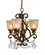 Norwalk 4 Light Clear Crystal Bronze Umber Mini Chandelier (205|7504-BU-CL-MWP)