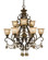 Norwalk 9 Light Golden Teak Hand Cut Crystal Bronze Umber Chandelier (205|7509-BU-GT-MWP)