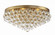 Calypso 20'' Crystal Teardrop Vibrant Gold Flush Mount (205|138-VG)