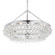 Calypso 6 Light Crystal Teardrop Polished Chrome Chandelier (205|275-CH)