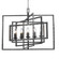 Capri 5 Light Raw Steel Chandelier (205|336-RS)