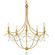 Metro 5 Light Antique Gold Chandelier (205|425-GA)