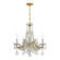 Maria Theresa 5 Light Hand Cut Crystal Gold Chandelier (205|4576-GD-CL-MWP)