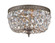 Crystorama 2 Light Clear Italian Crystal English Bronze Flush Mount (205|710-EB-CL-I)