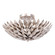 Broche 16'' Antique Silver Semi Flush Mount (205|505-SA)