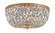 Crystorama 3 Light Clear Italian Crystal Olde Brass Flush Mount (205|712-OB-CL-I)
