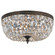 Crystorama 3 Light Spectra Crystal English Bronze Flush Mount (205|716-EB-CL-SAQ)