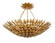 Broche 24.5'' Antique Gold Semi Flush Mount (205|517-GA_CEILING)