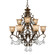 Norwalk 9 Light Clear Italian Crystal Bronze Umber Chandelier (205|7509-BU-CL-I)