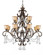 Norwalk 12 Light Clear Italian Crystal Bronze Umber Chandelier (205|7512-BU-CL-I)