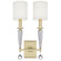 Paxton 2 Light Aged Brass Sconce (205|8102-AG)