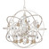 Solaris 5 Light Gold Crystal Olde Silver Sphere Chandelier (205|9026-OS-GS-MWP)