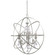 Solaris 6 Light Spectra Crystal Olde Silver Sphere Chandelier (205|9219-OS-CL-SAQ)