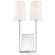 Lena 2 Light Polished Chrome Sconce (205|LEN-252-CH)