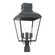Dumont 12'' Graphite Outdoor Post (205|DUM-9808-GE)