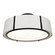 Fulton 24'' Black Semi Flush Mount (205|FUL-907-BK_CEILING)
