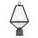Brian Patrick Flynn for Crystorama Glacier 1 Light Black Charcoal Outdoor Post (205|GLA-9707-OP-BC)