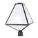 Brian Patrick Flynn for Crystorama Glacier 3 Light Black Charcoal Outdoor Post (205|GLA-9709-OP-BC)