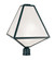 Brian Patrick Flynn Glacier 14'' Black Charcoal Outdoor Post (205|GLA-9709-OP-BC)