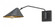 Serpa Black Single Swing-Arm Wall Sconce (92|5177)