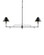 Prosperity Black Rectangular Chandelier (92|9000-0114)