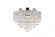 Century 4 light Chrome Flush Mount Clear Royal Cut Crystal (758|V1902F12C/RC)
