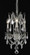 Rosalia 3 Light Pewter Pendant Clear Royal Cut Crystal (758|9203D13PW/RC)