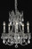 Rosalia 5 Light Pewter Pendant Clear Royal Cut Crystal (758|9205D18PW/RC)