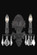 Monarch 2 light Dark Bronze Wall Sconce Clear Royal Cut Crystal (758|9602W10DB/RC)