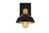 Anders Collection Wall Sconce D7.1 H8.3 Lt:1 Black and Brass Finish (758|LD8004W7BK)