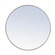 Metal frame Round Mirror 32 inch Silver finish (758|MR4039S)