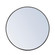 Metal frame Round Mirror 28 inch Black finish (758|MR4034BK)