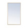 Metal frame Rectangle Mirror 24 inch Brass (758|MR4075BR)