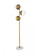 Eclipse 3 Lights Brass Floor Lamp With Clear Glass (758|LD6163BR)