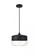 Ashwell 1 Light Black Pendant With Clear Glass (758|LD2243BK)
