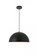 Forte 1 light black Pendant (758|LD4025D16BK)