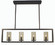 4-Light Matte Black Theorem Island Chandelier (84|1154 MBLACK)