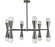 12-Light Polished Nickel/Matte Black Equinox Chandelier (84|3036 PN/MBLACK)