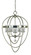 5-Light Brushed Nickel/Polished Nickel Margaux Chandelier (84|3045 BN/PN)