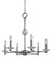 6-Light Polished Nickel Pirouette Chandelier (84|3106 PN)