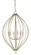 6-Light Brushed Nickel Chandelier (84|4346 BN)