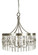5-Light Satin Pewter/Polished Nickel Adele Lg.Pendant (84|4715 SP/PN)