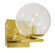 1-Light Polished Brass Jupiter Bath Sconce (84|4831 PB)