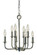 8-Light Polished Nickel Boulevard Chandelier (84|4986 PN)