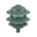 Landscape Lighting transitional 1-light outdoor exterior path in emerald green finish with clear gla (38|9226-95)