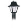 Polycarbonate Outdoor traditional 1-light outdoor exterior large post lantern in black finish with c (38|8275-32)