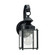 Jamestowne transitional 1-light small outdoor exterior wall lantern in black finish with clear bevel (38|8456-12)